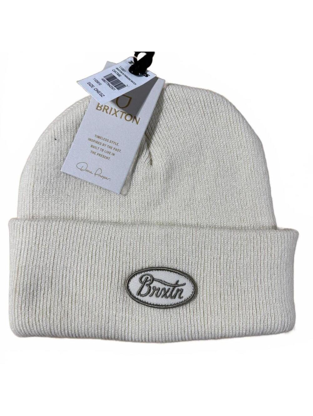 Brixton Cream Knit Beanie Hat